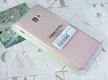 Чехол-накладка для Samsung J415 J4+ 2018 SILICONE CASE закрытый светло-розовый - фото