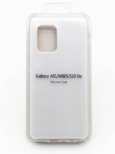 Чехол-накладка для Samsung G770 S10 Lite SILICONE CASE белый (9) оптом, в розницу Центр Компаньон фото 2