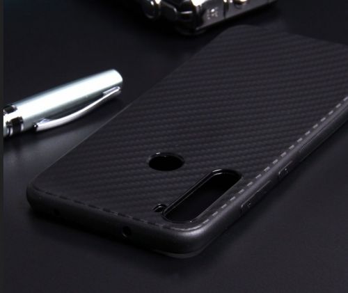 Чехол-накладка для XIAOMI Redmi Note 8 CARBON TPU черный - оптовая продажа Чехол-накладка для XIAOMI Redmi Note 8 CARBON TPU черный - фото