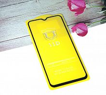 Защитное стекло для VIVO V15 FULL GLUE (желтая основа) пакет черный - фото