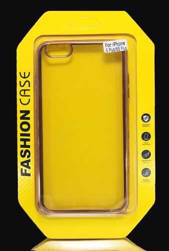 Чехол-накладка для iPhone 6/6S Plus  РАМКА TPU золото оптом, в розницу Центр Компаньон фото 3