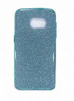 Купить Чехол-накладка для Samsung G955 S8 Plus JZZS Shinny 3в1 TPU синяя оптом, в розницу в ОРЦ Компаньон