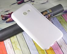 Чехол-накладка для Samsung A320F A3 2017 FASHION TPU матовый белый - фото