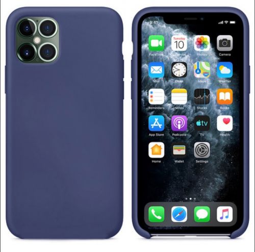 Чехол-накладка для iPhone 12 Mini VEGLAS SILICONE CASE закрытый синий деним (20) - оптовая продажа Чехол-накладка для iPhone 12 Mini VEGLAS SILICONE CASE закрытый синий деним (20) - фото