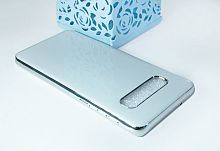 Купить Чехол-накладка для Samsung G975F S10 Plus ELECTROPLATED TPU+PET белый оптом, в розницу в ОРЦ Компаньон