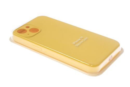 Чехол-накладка для iPhone 14 SILICONE CASE Защита камеры желтый (4) оптом, в розницу Центр Компаньон фото 2