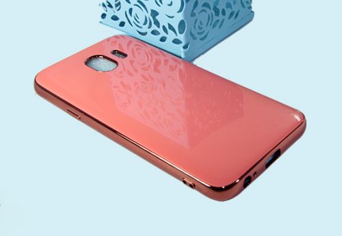 Чехол-накладка для Samsung J400 J4 2018 ELECTROPLATED TPU+PET коралловый - фото фото 3