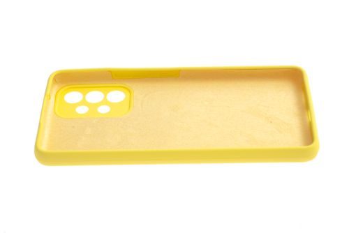 Чехол-накладка для Samsung A535F A53 SILICONE CASE NL OP закрытый желтый (20) оптом, в розницу Центр Компаньон фото 3