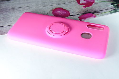 Чехол-накладка для Samsung A205F A20/A30 SOFT TOUCH TPU КОЛЬЦО ярко розовый оптом, в розницу Центр Компаньон фото 4