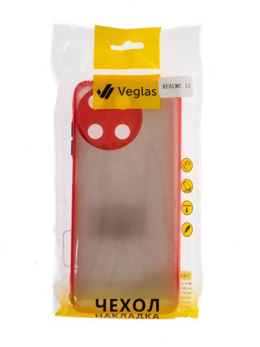 Чехол-накладка для REALME 11 VEGLAS Fog красный оптом, в розницу Центр Компаньон фото 3
