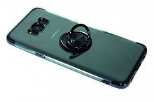 Купить Чехол-накладка для Samsung G955F S8 Plus ELECTROPLATED TPU КОЛЬЦО черный оптом, в розницу в ОРЦ Компаньон