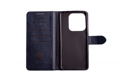 Чехол-книжка для XIAOMI Redmi Note 14 5G VEGLAS BUSINESS PLUS синий - фото фото 5