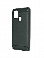 Купить Чехол-накладка для Samsung A217F A21S BECATION CARBON FIBER TPU ANTISHOCK черный оптом, в розницу в ОРЦ Компаньон