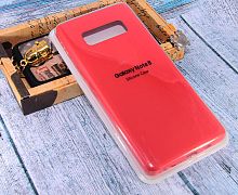 Купить Чехол-накладка для Samsung N950F Note 8 SILICONE CASE закрытый красный оптом, в розницу в ОРЦ Компаньон