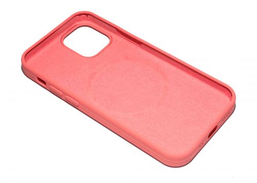 Чехол-накладка для iPhone 12 Mini SILICONE TPU NL поддержка MagSafe розовый коробка - оптовая продажа фото 3 Чехол-накладка для iPhone 12 Mini SILICONE TPU NL поддержка MagSafe розовый коробка - фото фото 3