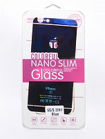 Купить Защитное стекло для iPhone 6/6S 2в1 синий оптом, в розницу в ОРЦ Компаньон