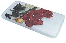 Купить Чехол-накладка для XIAOMI Redmi Note4X FASHION TPU стразы Роза красная оптом, в розницу в ОРЦ Компаньон