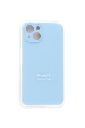 Чехол-накладка для iPhone 13 SILICONE CASE Защита камеры сиренево-голубой (5) оптом, в розницу Центр Компаньон