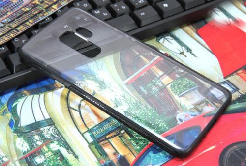Чехол-накладка для Samsung G965F S9 Plus JZZS NEW Acrylic TPU+PC пакет черный - фото