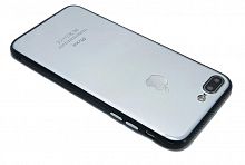 Чехол-накладка для iPhone 7/8 Plus JZZS NEW Acrylic TPU+PC пакет черный - фото