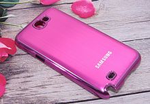 Чехол-накладка для Samsung N7100 Gal NoteII 002988 MEIDU тем-роз - фото