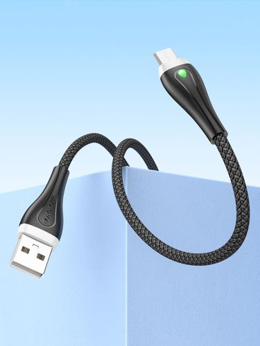 Кабель USB-Micro USB BOROFONE BX100 Advantage 2.4A 1м черный оптом, в розницу Центр Компаньон фото 4