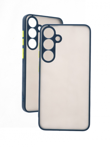 Чехол-накладка для Samsung S926B S24 Plus VEGLAS Fog синий - фото