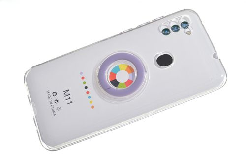 Чехол-накладка для Samsung M115F M11 NEW RING TPU сиреневый - оптовая продажа фото 3 Чехол-накладка для Samsung M115F M11 NEW RING TPU сиреневый - фото фото 3