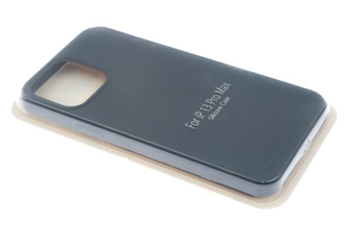 Чехол-накладка для iPhone 13 Pro Max VEGLAS SILICONE CASE NL закрытый темно-синий (8) оптом, в розницу Центр Компаньон фото 2
