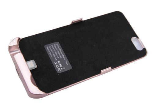 Внешний АКБ чехол для iPhone 6 (4.7) NYX X3 3800mAh розовое-золото оптом, в розницу Центр Компаньон фото 4
