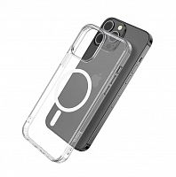 Купить Чехол-накладка для iPhone 14 Plus HOCO Magnetic protective прозрачный оптом, в розницу в ОРЦ Компаньон