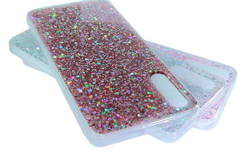Чехол-накладка для Samsung A750F A7 2018 DROP STAR TPU красный  - фото