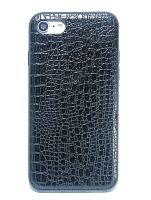 Купить Чехол-накладка для iPhone 7/8/SE TOP FASHION Рептилия TPU черный пакет оптом, в розницу в ОРЦ Компаньон