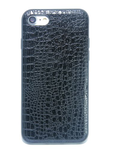 Чехол-накладка для iPhone 7/8/SE TOP FASHION Рептилия TPU черный пакет оптом, в розницу Центр Компаньон