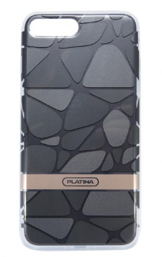 Чехол-накладка для iPhone 7/8 Plus PLATINA TPU+PC Фигуры черный - оптовая продажа Чехол-накладка для iPhone 7/8 Plus PLATINA TPU+PC Фигуры черный - фото