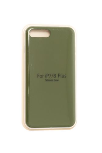 Чехол-накладка для iPhone 7/8 Plus VEGLAS SILICONE CASE закрытый хаки (64) - оптовая продажа Чехол-накладка для iPhone 7/8 Plus VEGLAS SILICONE CASE закрытый хаки (64) - фото