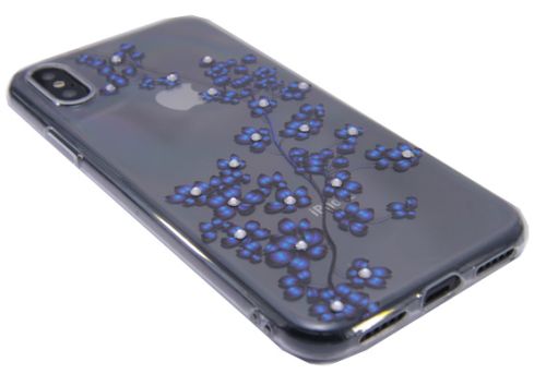 Чехол-накладка для iPhone X/XS FASHION TPU стразы Полевые цветы вид 3 оптом, в розницу Центр Компаньон фото 4