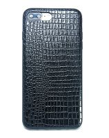 Купить Чехол-накладка для iPhone 7/8 Plus TOP FASHION Рептилия TPU черный блистер оптом, в розницу в ОРЦ Компаньон