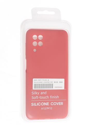 Чехол-накладка для Samsung M127F M12 SILICONE CASE NL OP закрытый красный (1) оптом, в розницу Центр Компаньон фото 3
