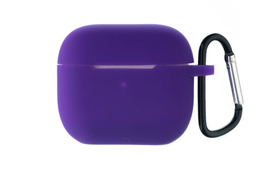 Чехол для наушников Airpods 3 Silicone фиолетовый оптом, в розницу Центр Компаньон фото 3