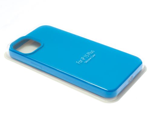 Чехол-накладка для iPhone 15 Plus SILICONE CASE закрытый синий (3) оптом, в розницу Центр Компаньон фото 2