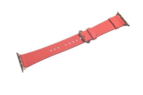 Ремешок для Apple Watch Leather With Buckle 38/40/41mm красный оптом, в розницу Центр Компаньон фото 2