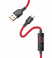 Купить Кабель USB Type-C HOCO S13 Central control timing красный оптом, в розницу в ОРЦ Компаньон