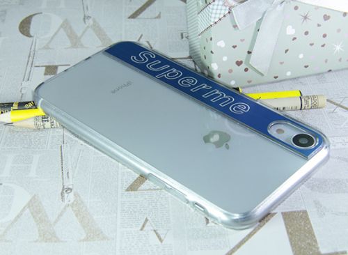 Чехол-накладка для iPhone XR SUPERME TPU синий  оптом, в розницу Центр Компаньон фото 2