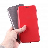 Чехол-книжка для HUAWEI P40 Lite E/9C BUSINESS красный - фото