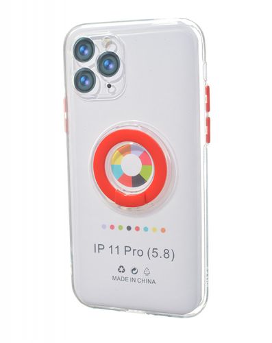 Чехол-накладка для iPhone 11 Pro NEW RING TPU красный - фото фото 2