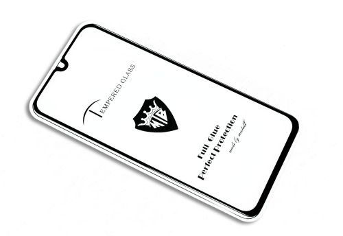 Защитное стекло для Samsung A405F A40/A01 FULL GLUE пакет черный оптом, в розницу Центр Компаньон фото 3