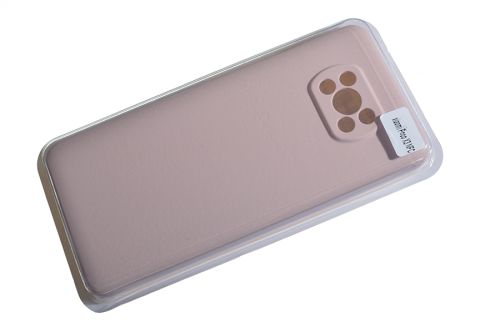 Чехол-накладка для XIAOMI POCO X3 NFC SILICONE CASE NL закрытый светло-розовый (18) оптом, в розницу Центр Компаньон фото 2