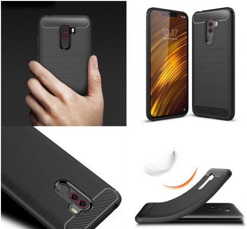Чехол-накладка для XIAOMI PocoPhone F1 009508 ANTISHOCK черный - оптовая продажа Чехол-накладка для XIAOMI PocoPhone F1 009508 ANTISHOCK черный - фото