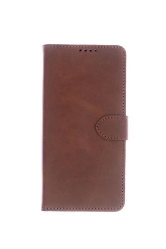 Чехол-книжка для Tecno Camon 19 BUSINESS PLUS коричневый - фото